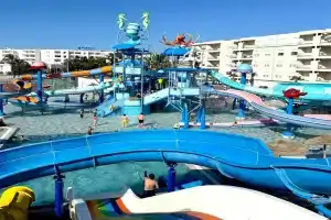Beach, pool and slides Monastir 41 Apartments, Sousse