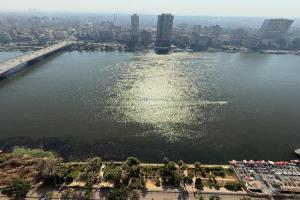 Abdulaziz Al Saud Street - Panoramic Nile-Pyramids view 3BR Apartment, Cairo