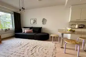 Keskustan Helmi saunalla 33m2 ilm P-paikka Apartments, Kuusamo