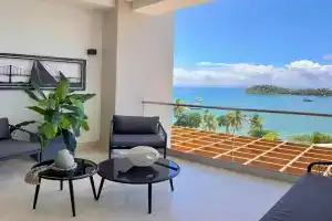 Stylish Studio Bay View, Pool and Gym Access, Samana