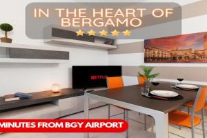 Bergamo Centre - 5min from BGY Airport, WiFi, AC Apartments, Bergamo