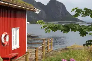 Exclusive Fishermans cabin in Guest house, Reine