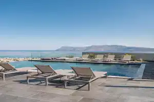 Villa Thealon I New luxury villa with sea view and private infinity pool, Kissamos