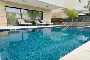 Central luxury 3 bedroom villa with pool, Paphos