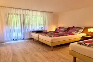 Haus Schanzenblick Gästezimmer8 für 3 Personen mit Bad und Terrasse Mini-hotel, Schonach