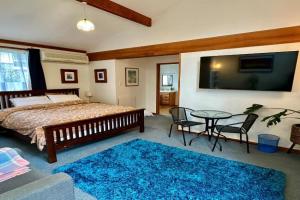 Cozy and quiet studio apartment with shared spa pool, Dunedin