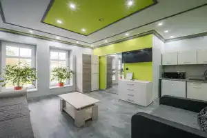 White House Apartman, Green Room, Miskolc