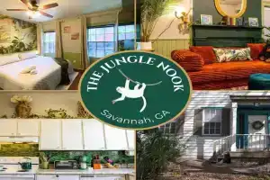 The Jungle Nook - Themed Getaway,Backyard,Grill Apartments, Savannah