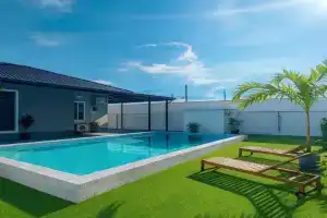 Luxury Private Pool Villa 15 min from Hua Hin Beach, Ban Nong Khon