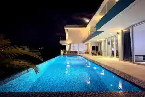 Boput beach, Koh Samui, Thailand, 4-bedroom, 4-bathroom, pool villa A, Bophut