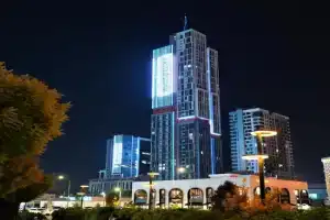 Panoramic view to city with comfort Apartments, Tashkent