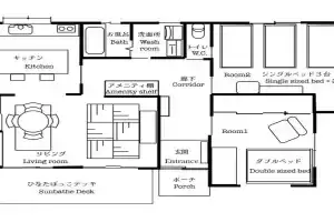 Center of, easy to access, 97square meters Guest house, Miyazaki