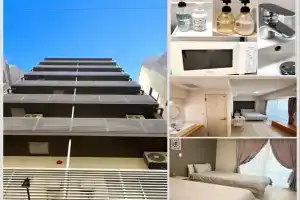 hotel gala city only 5 mins to Kokusai Street 24 square meters room, Naha