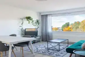1BR Apartments next to Railway Station, Free Parking, Balcony, Lahti