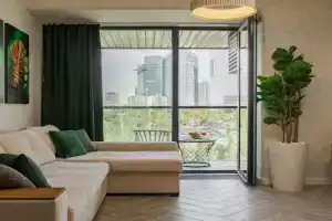 Apartment with a view of City in NRG U-Tower, Tashkent