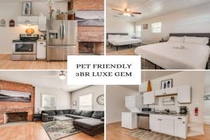 Stockyards- 4min Pet Friendly 3BR Luxe Gem Guest house, Fort Worth