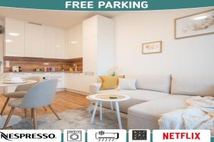 apartino - FREE parking, AC, city view balcony, nespresso, netflix, Brno