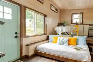 Tiny house on Flower Farm in downtown, Atlanta