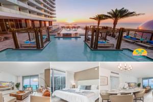 Luxurious Beachfront 2-Bedroom 2-Bathroom with balcony Condo at Lyft Resort & Residences - Miami Beach, Hollywood