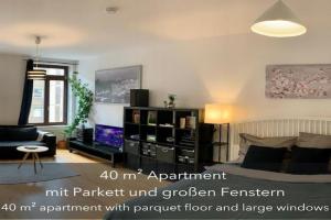 Zentrale, helle Ferienwohnung im schicken Altbau-Stil in Zentrum Süd-Ost Apartments, Leipzig