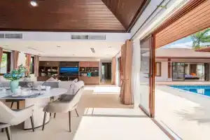 Tropical Pool Villa Thai-modern Villa with an OFFICE, Chalong