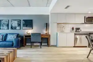 Pet-Friendly Furnished 1B Rental in with Skyline Views & Concierge Apartments, Montreal