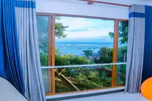 Cozy 1BR Villa in Panoramic Sea View, Weligama