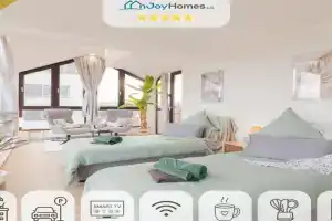 nJoy! Penthouse - Flughafen & Dachterrasse, Filderstadt