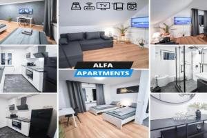 ALFA Apartment 4 Zimmer 4BR TV WIFI WM nahe Wasen & Daimler l 7Beds I 8 people I Kitchen l Bathroom l Eigene Küche und Bad AS125A2, Stuttgart