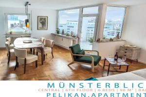 Münsterblick - 3 Zimmer Apartment am Theater, Neu-Ulm