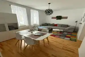 Am Steiger 3 Wohnen direkt amer Steigerwald Balkon Wasserbett & Badewanne Apartments, Erfurt