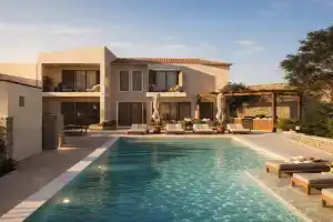 Casa Harmonia - 5 Bedroom Group Villa with Private Pool, Outdoor Cinema & Fire Pit, Sfakaki