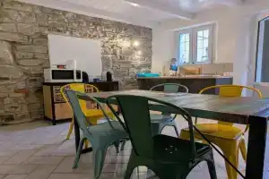 Casa colore intera casa nel borgo antico, Ossuccio