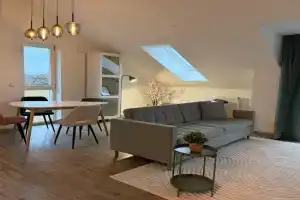 Perfekt für 2-4! Küche Garage Flughafen Nespresso Apartments, Hallbergmoos