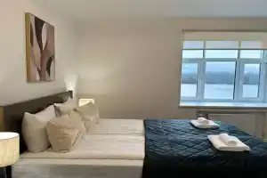 Panoramic River View I Spacious Modern 2BR Apartment, Riga