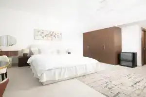Stunning Beachfront Studio in Blue Bay Walk, Umm Al Quwain City