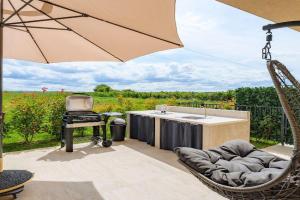 Mediterranes und modernes Apartment mit Jacuzzi, Waschmaschine, Grill, Umag