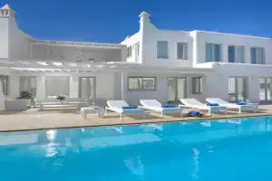 Villa Divine - 10 bedrooms in, Tennis court, Ornos
