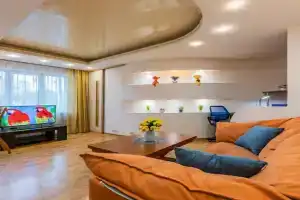 2k poruch iz Olimpiyskim iz ukrittyam u budinku, Zhilyanska, 45 Apartments, Kiev