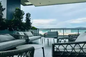WOW! Sea & Penang Bridge View Infinity Pool 2BR Apartments, Bayan Lepas