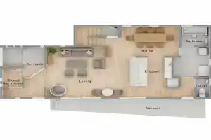 Maximum 10 people About 5 minutes from American Village Spacious facility for groups in Chatan, Okinawa City