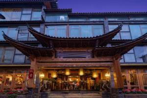 The Horizon of the Old Town of Naxi Culture and Art Museum Inn, Lijiang