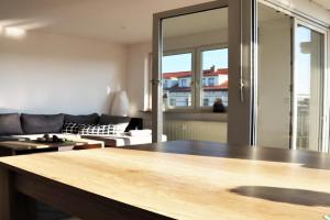 Exklusive Wohnung mit Dachterrasse in Schleußig Apartments, Leipzig