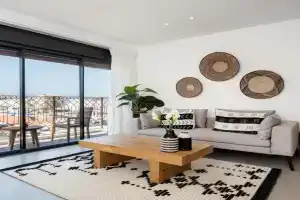 Duplex with Sea View Terrace above the Flea Market Apartments, Tel Aviv