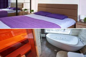 Sauna Jacuzzi Luxury Spa Apartment, Kiev