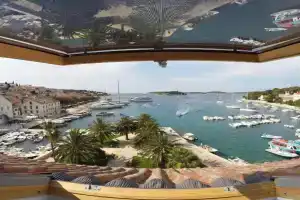 Hvar attic modern design - town center with a great view Apartments, Hvar