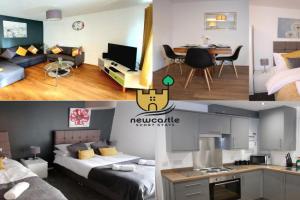 Milton House - Entire 3Bed House FREE WIFI & 4 FREE PARKING Spaces Serviced Accommodation Newcastle UK, Newcastle upon Tyne