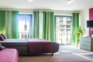 Prague apartment in residential tower · parking, Prague