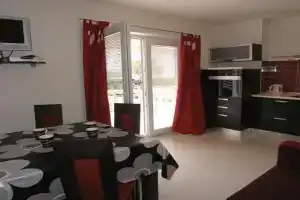 Apartment in with Seaview, Terrace, Air condition, WIFI (4727-1), Srima