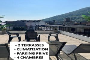 Appartement le Soleil 140 m2 climatisé parking privé proche Sanctuaires Apartments, Lourdes